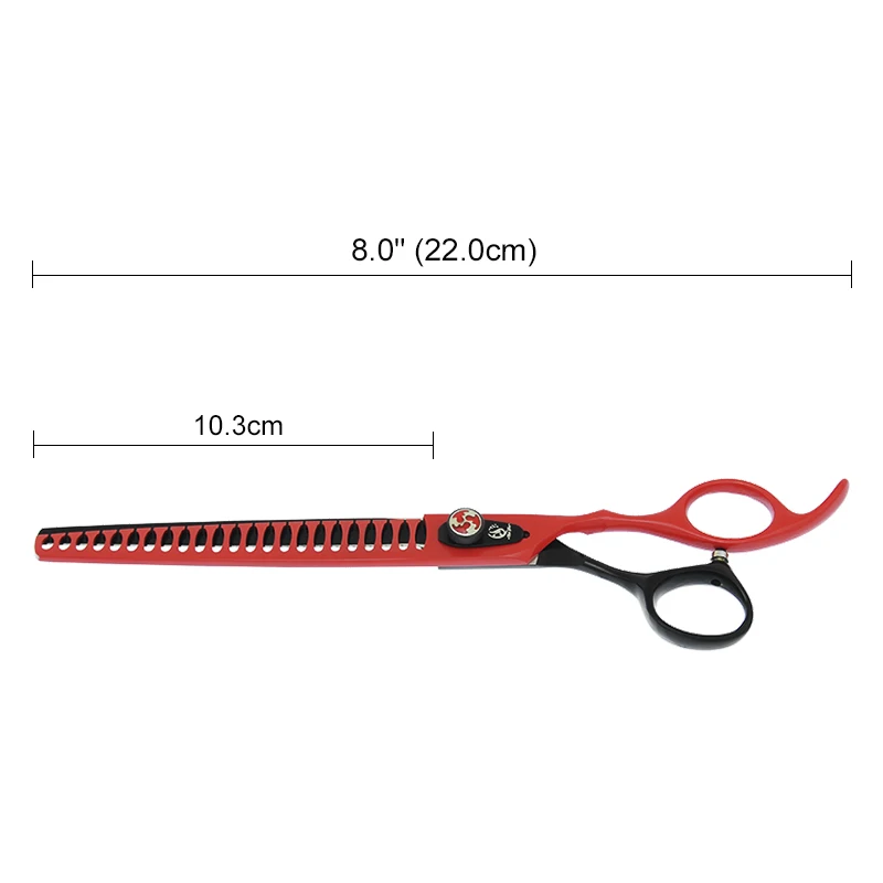 8 inch Meisha Professional Pet Dog Grooming Scissors Animals Thinning Shears Japan Steel Puppy Cat Haircut Styling Tool B0059A