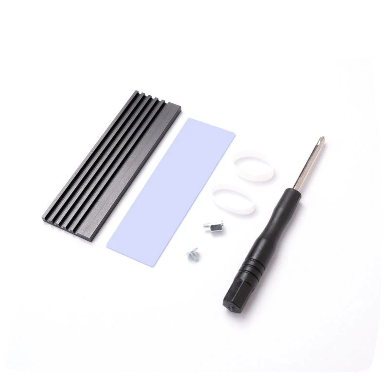 Desktop Computer Case M.2 SSD Solid State Drive Cooling Set Silicone Sheet Is Widely Compatible With Motherboard Heat Sinks