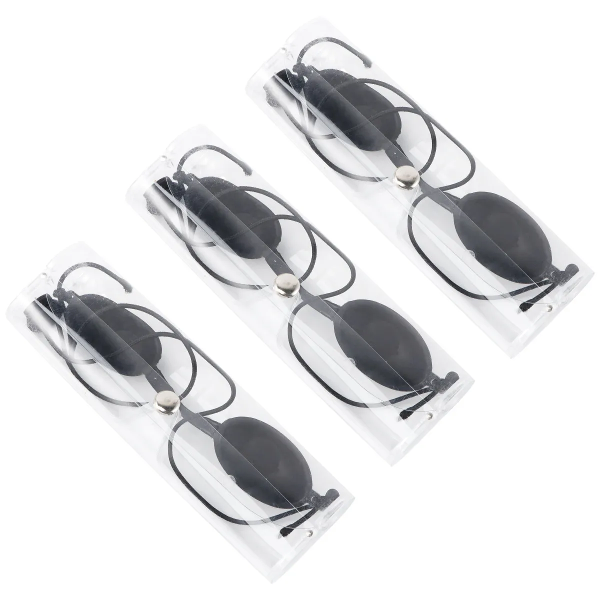 3Set Ipl Safety Goggles Eye Patch Protective Glasses for Patients Red Blue Light Eye Protection for Ipl Treatment
