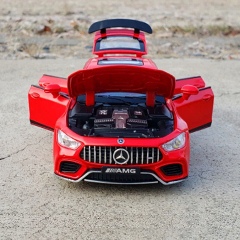 1:32 GT63S Coupe Modello di auto sportiva in lega Fonde sotto pressione e veicoli giocattolo Modello di auto in metallo Simulazione Suono Luce Collezione Giocattolo regalo