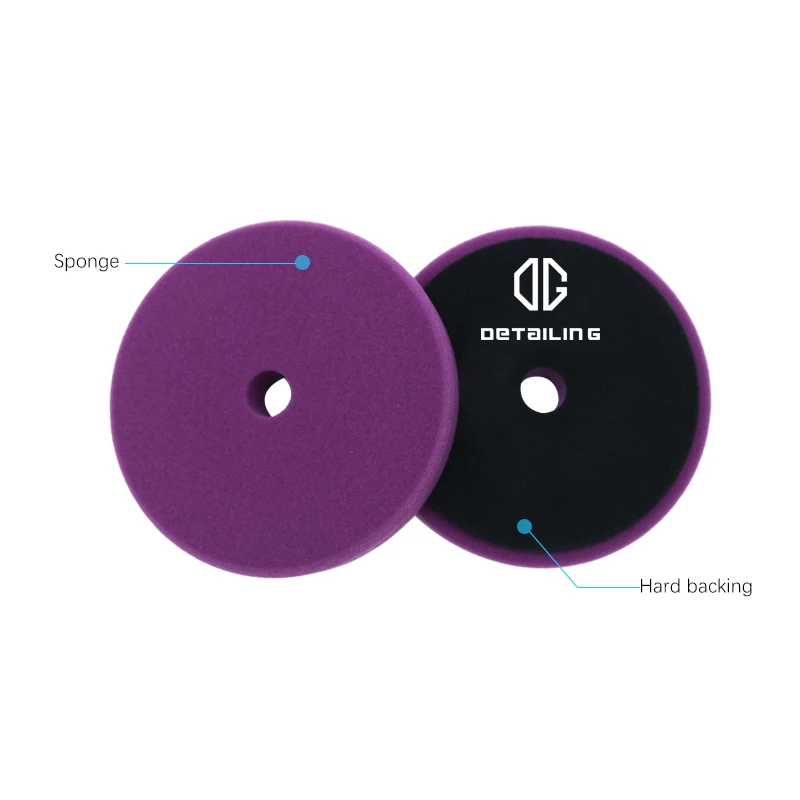 DETAILING 5inch /6inch Convex Foam Pad Germany Buffing Pad Sponge Car Detailing Pad Foam Polishing Disc Wax for auto