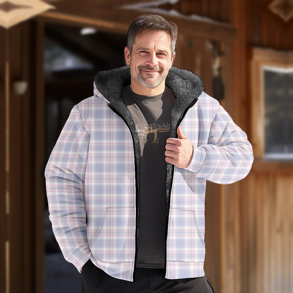 Abrigos de chaquetas de invierno para hombre, ropa de algodón con patrón de rayas a cuadros, abrigo deportivo a prueba de viento para el hogar