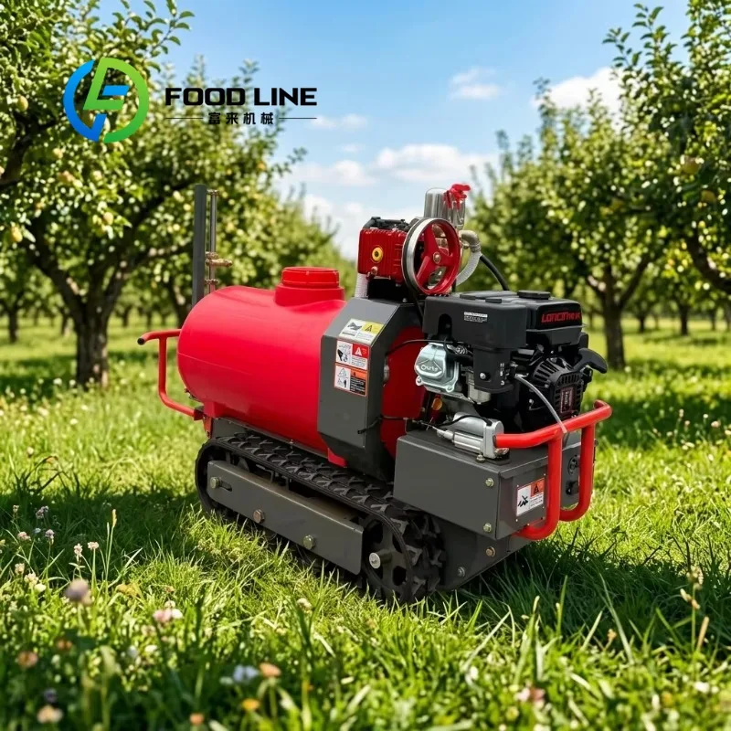 Remote Control Crawler Sprayer Outdoor Farm Track Spraying Machine For Forest Nursery Pest Prevention And Regular Spraying