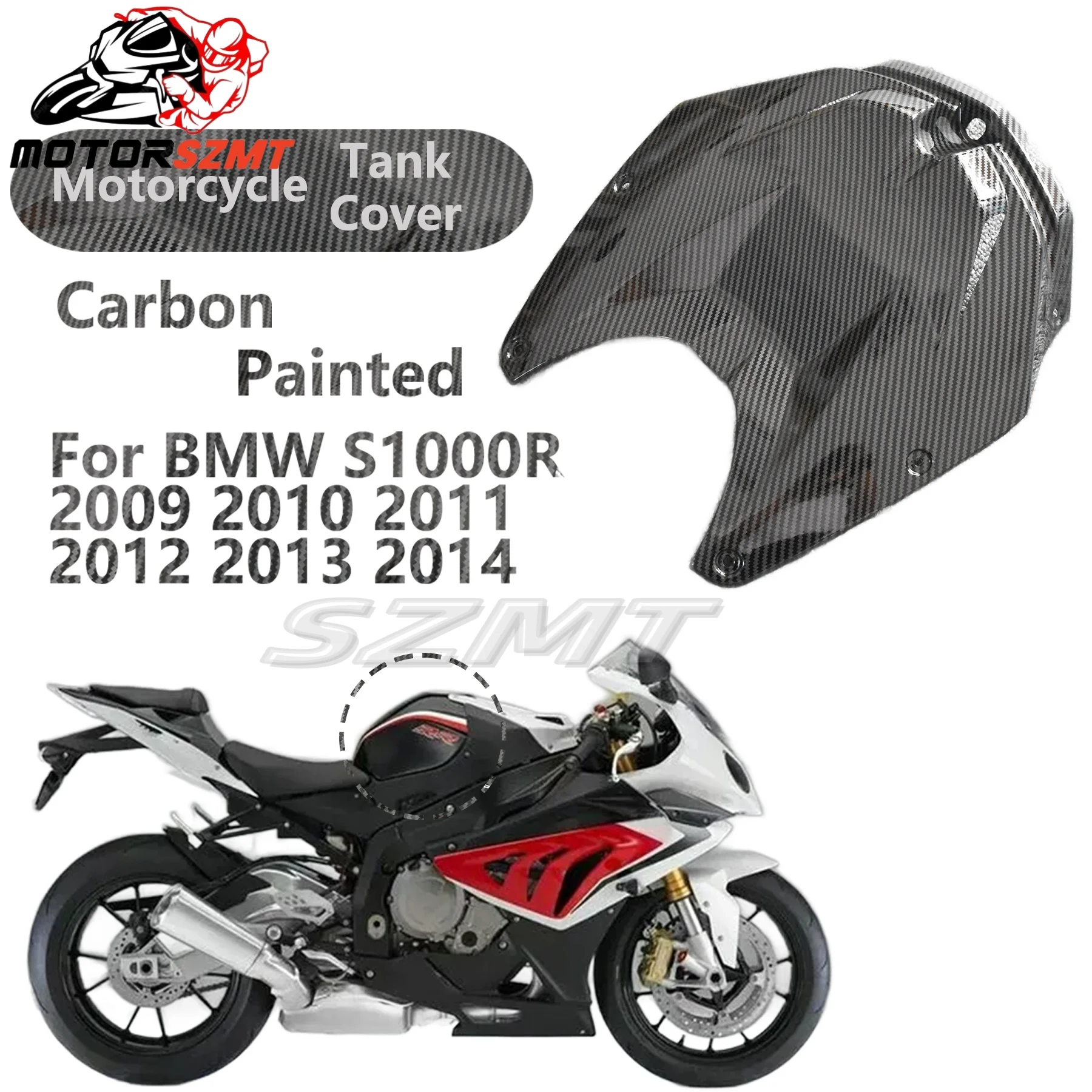 Tank Guard Gas Protector For BMW S1000RR 2009-2014 Tank Fairing Tank Cover Tank Protector Gas Cover Gas Guard ABS
