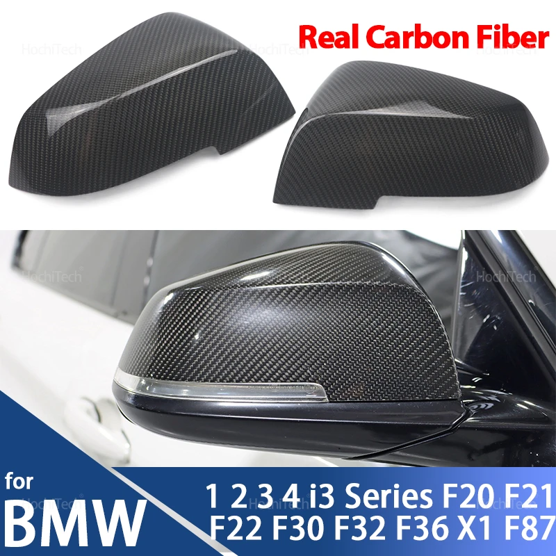 

Накладка на боковое зеркало из настоящего углеродного волокна, сменная накладка на зеркало F20 F21 F22 F30, крышка зеркала Ca для BMW 1 2 3 4 3 серии F32 F36 X1 F87