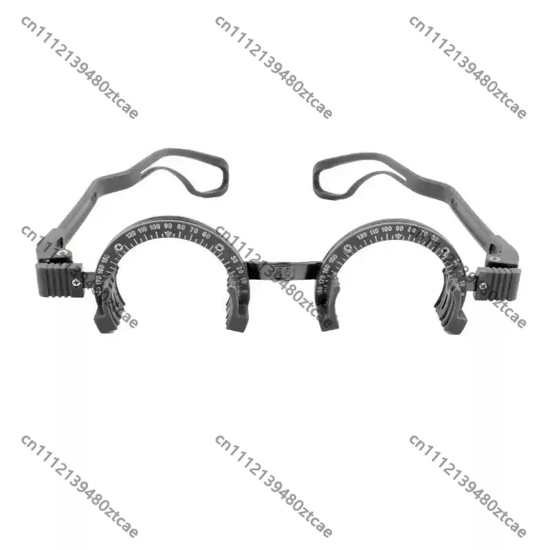 Light Al‑Mg Alloy Semi‑Rimless Trial Frame Special For Progressive Lens Optometry, Adjustable PD Range 52‑70mm Eyewear