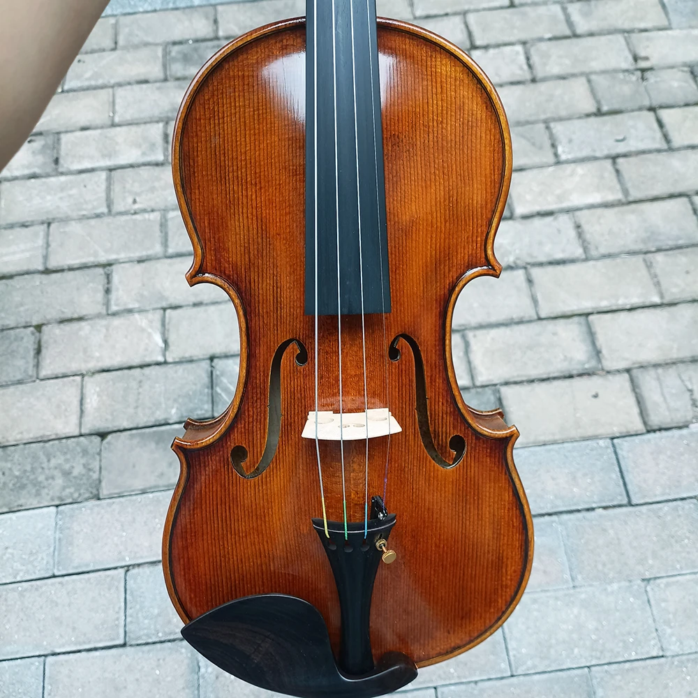 Over 20 years of European spruce Violin 4/4 3/4 1/2 1/4 size professional Violin  talian antique violin set