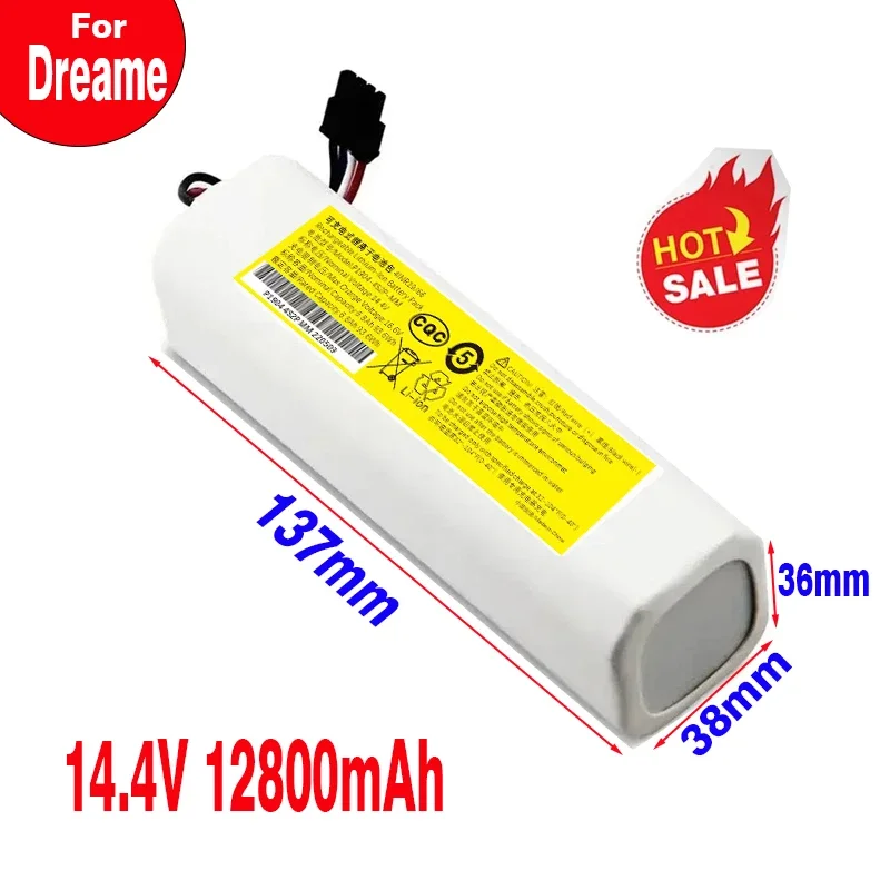 For Dreame  Battery 14.4V F9 D9 L10 Pro Plus RLS3 RLS5 RLS5L RLS5D Accessories Parts  Robotic Vacuum Cleaner Replacement Battery