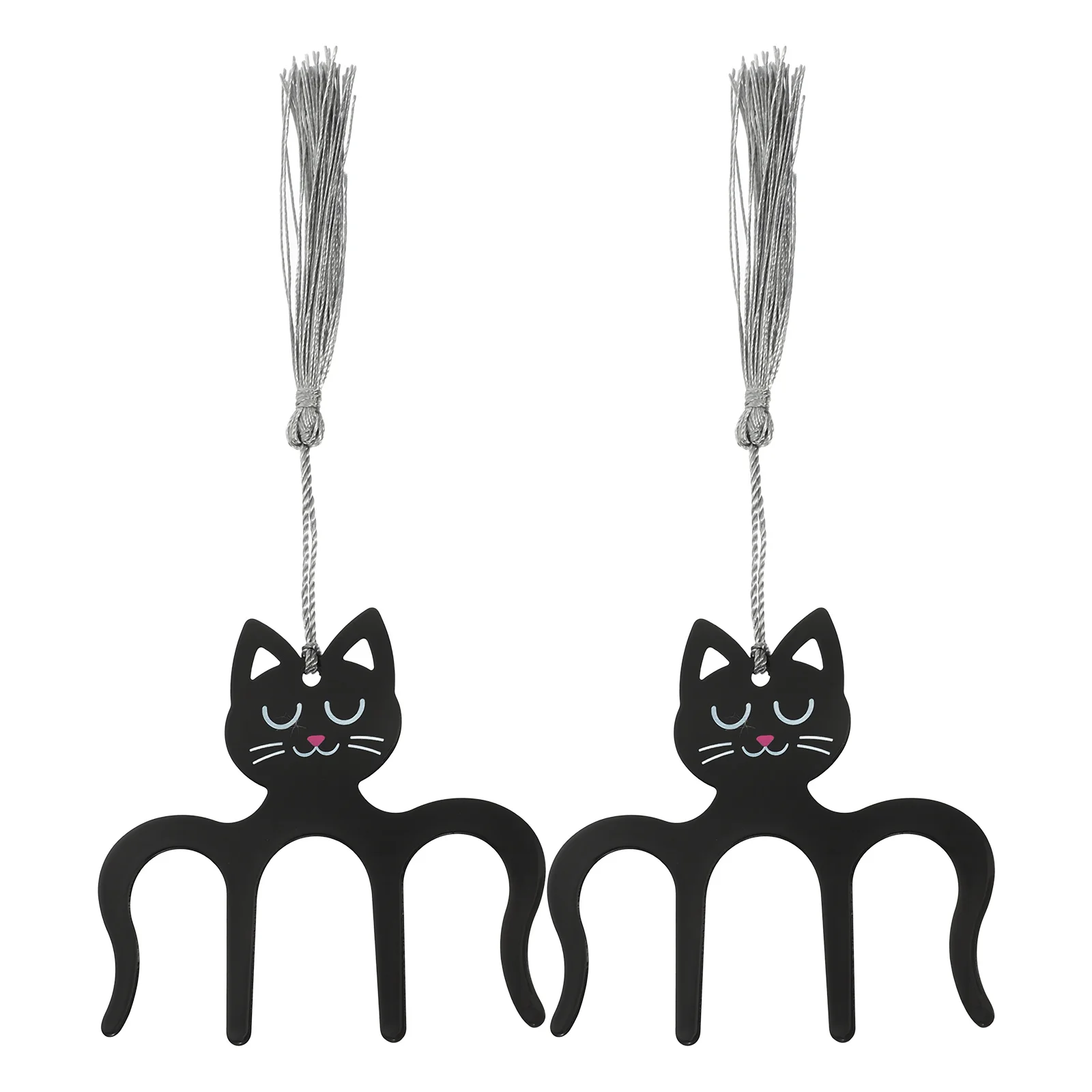 

2 Pcs Piano Score Clip Music Book Page Holder Cat Musical Shape Bookmarks Accessory for Bracket Clips