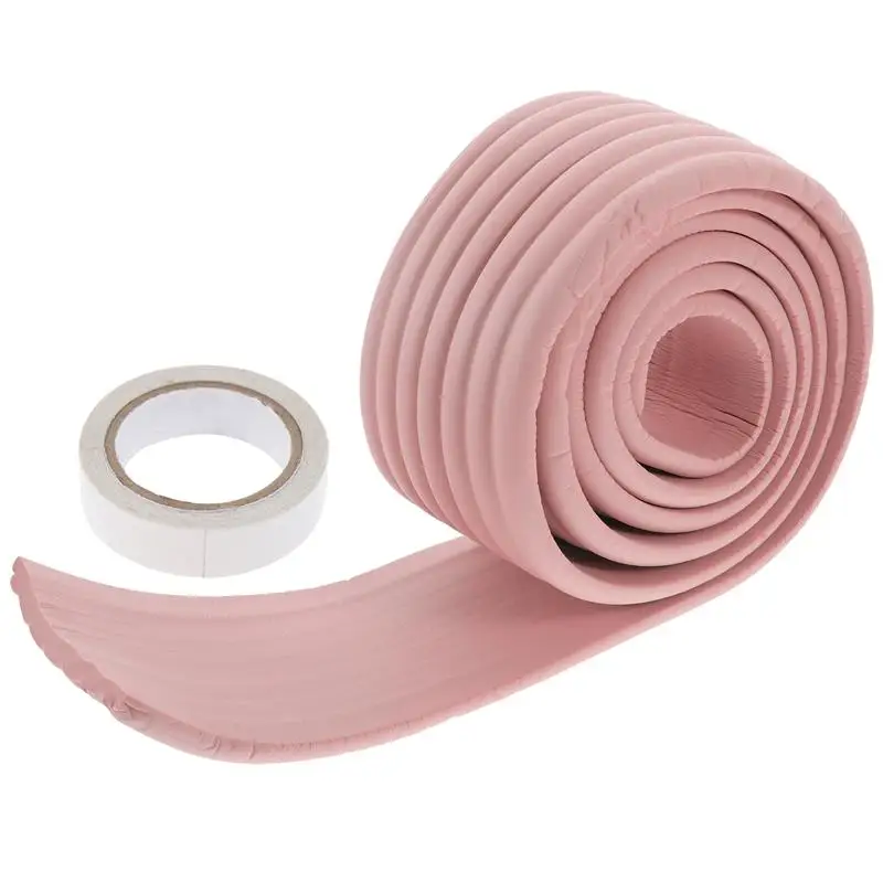 Mousse de Couverture Auto-Adhésive pour Marches d'Escalier, Protecteurs d'Angle pour Enfants, Coussinets de Lit, Poignées de Lits de Bébé, Polymères d'Échelle Superposée, Rose