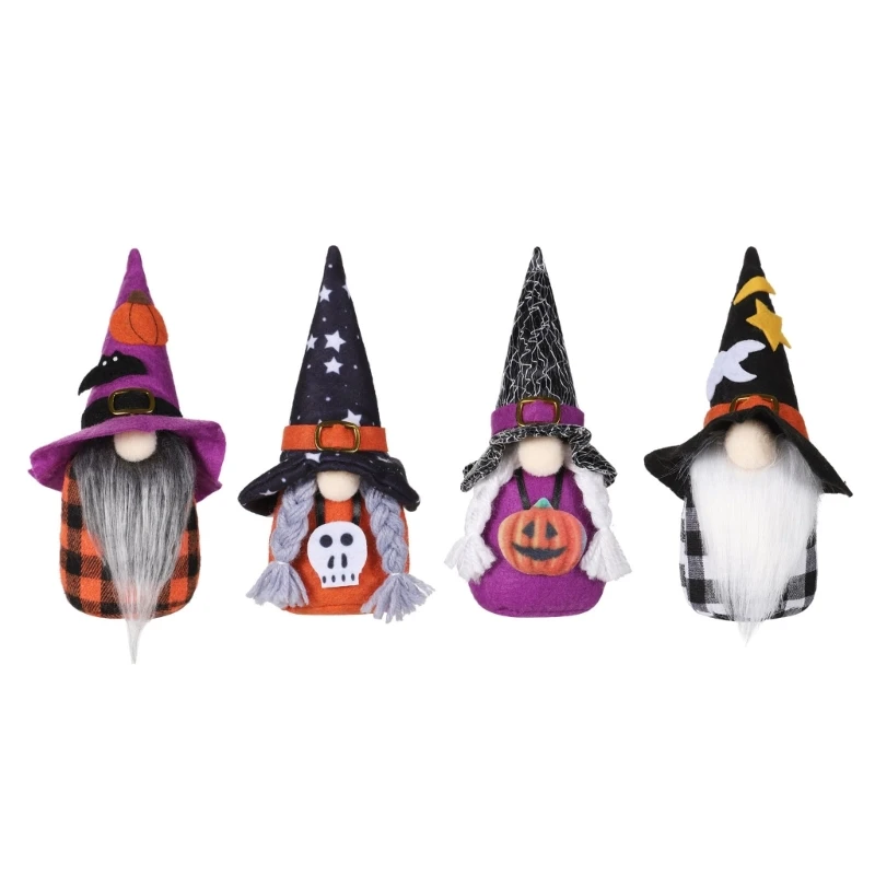 Set of 4 Halloween Woodlands Critter Hanging Toy for Functional Decorating Use