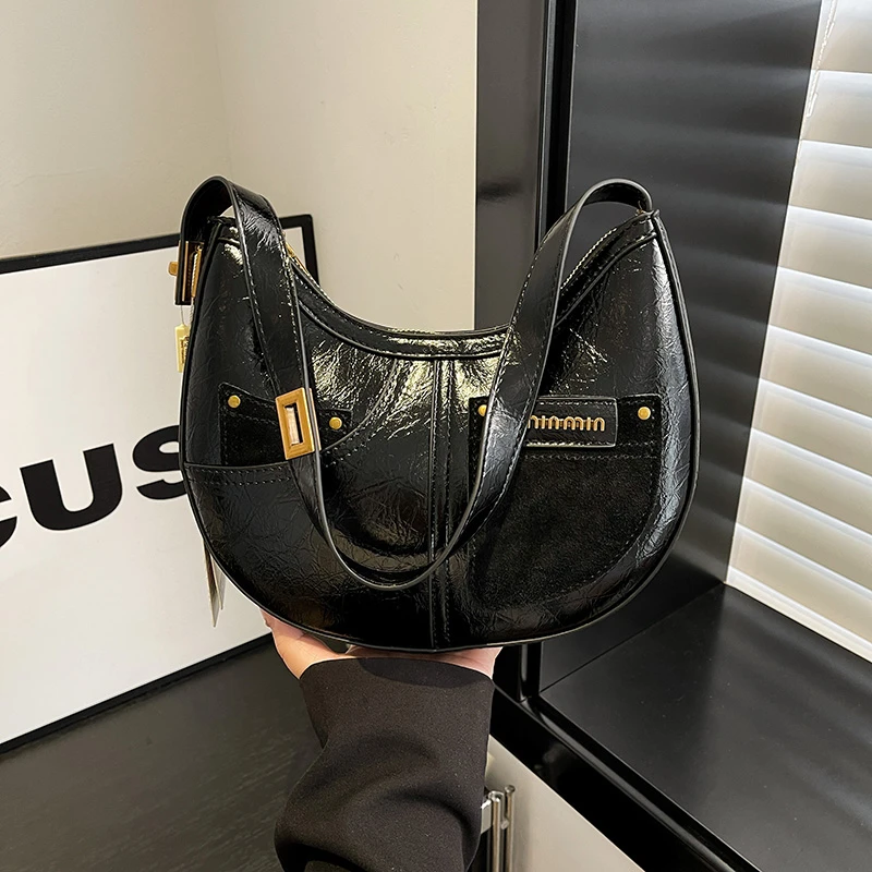 

Premium Women's Messenger Bag In Genuine Leather, Luxury Brand Crossbody Handbag, Popular Classic Elegant Shoulder Tote Bag