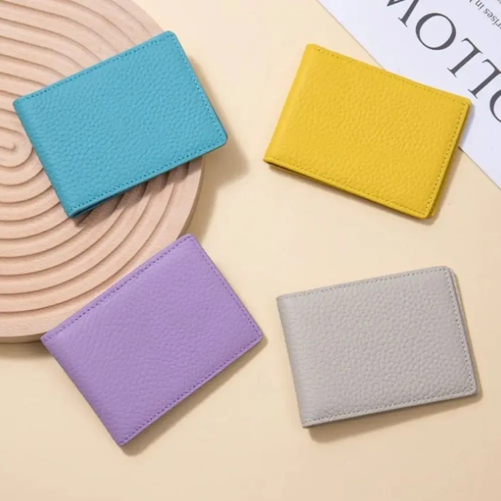 

Новые тонкие минималистичные кошельки, сумка для денег, натуральная кожа, чехол для водительских прав, чехол для визитных карточек, двойная дизайнерская сумка для хранения