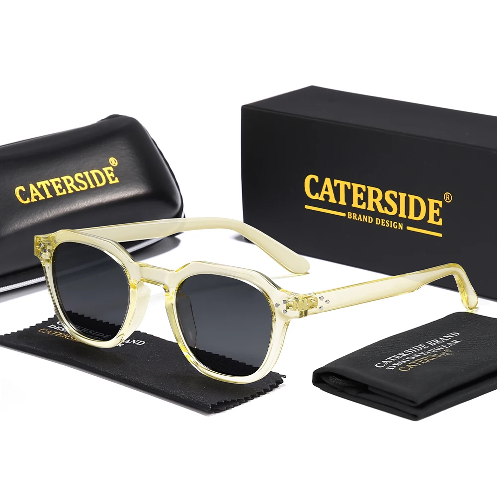 Lunettes de soleil polygonales rétro CATERSIDE 6