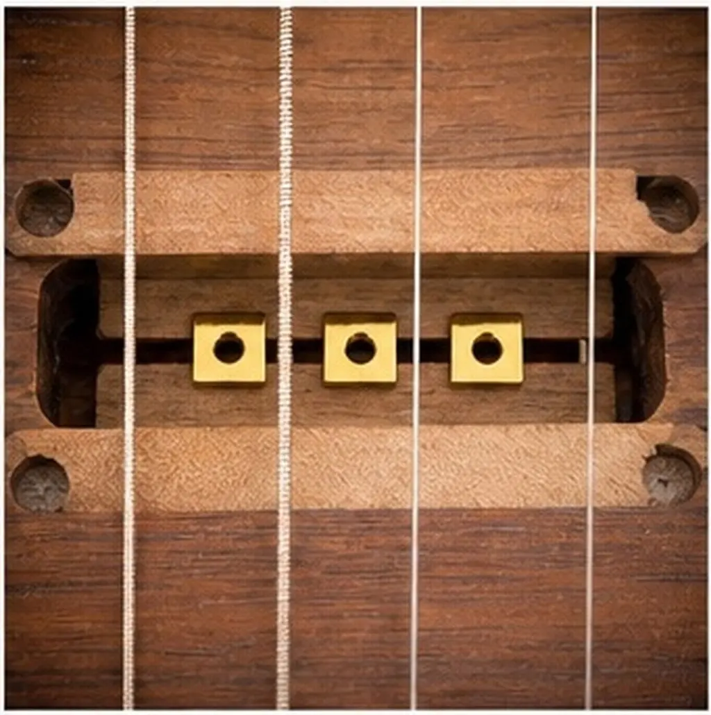 Premium Iron Guitar String Locking Blocks for Electric Guitar – 1 Set, String-Through Body, Resonance Enhancement