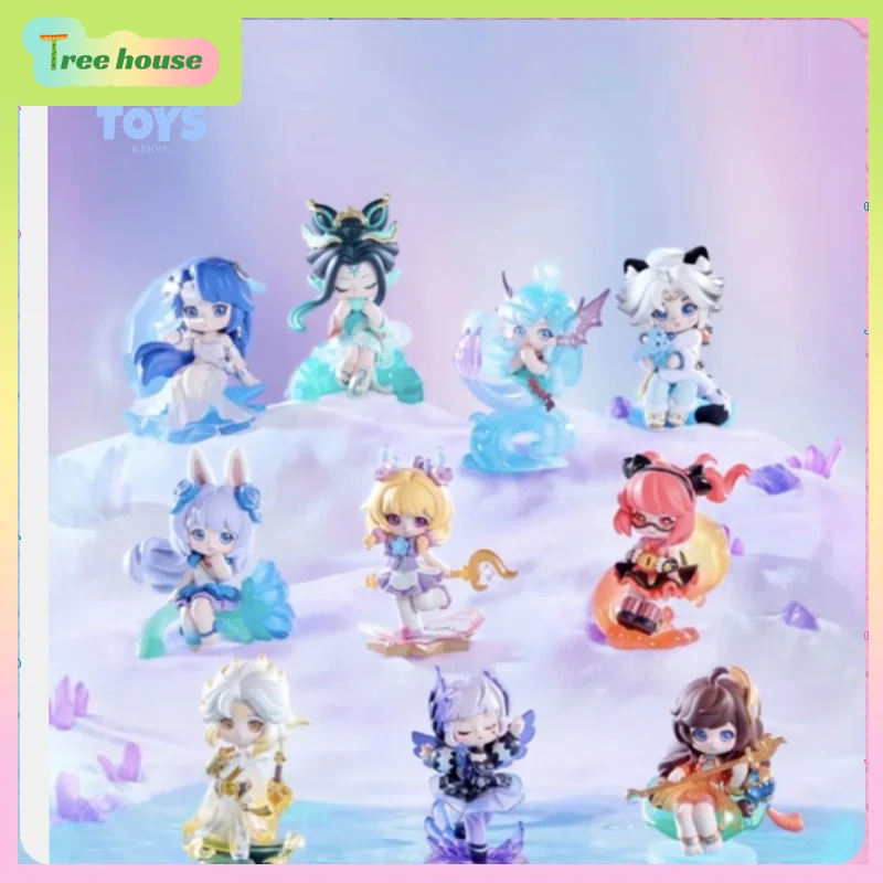 New Release Honor of Kings Art Toy Blind Box: Crystal Canyon Collection, Cute Anime Statues&Desktop Ornaments,Handmade blind box view 2