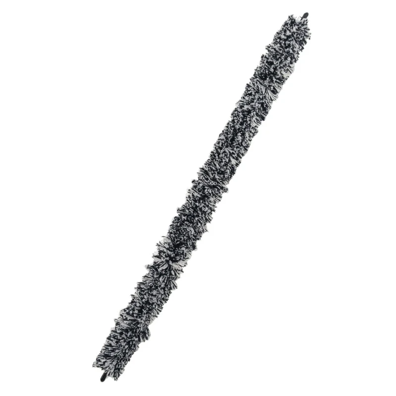 Inner Tubes Flutes Cleaning Brush with Absorbent Cotton Fibers, Protective End Covers and Reusing Design for Daily 4XBB