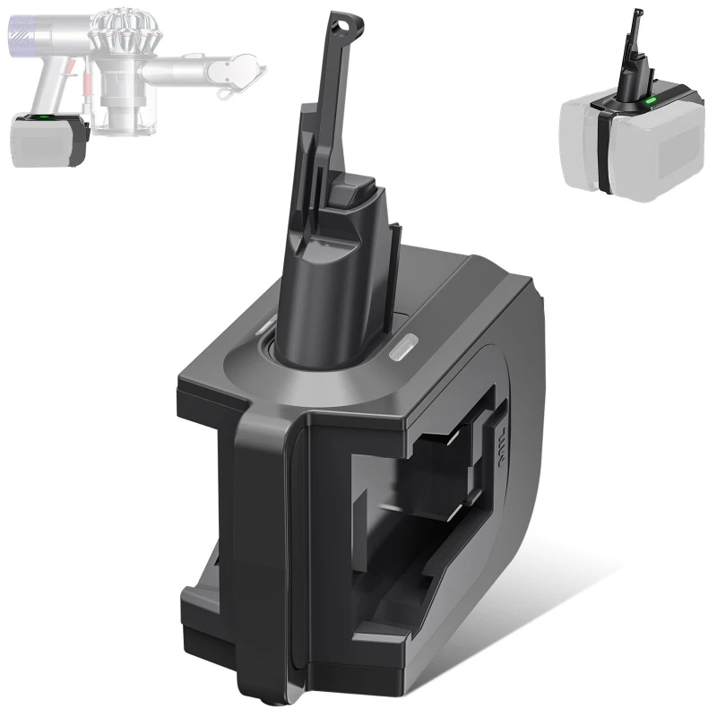 

MIL18V7V8 2 in 1 Battery Adapter Converter for Milwauke 18V Li-ion Batteries Converts To for Dyson V7 V8 Series Vacuum Cleaners