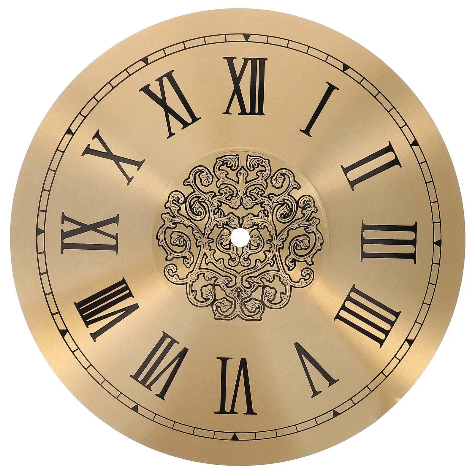 

Aluminum Clock Dial Replacement Round DIY Dial Plate for Wall Clock Movement Parts Modern Lightweight Design Smooth Edge Easy