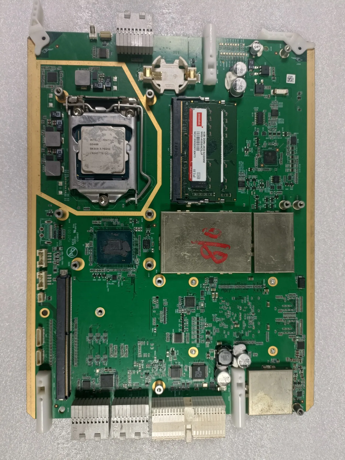Suitable for device disassembly Intel G5400 industrial control motherboard with CPU+DDR4 industrial memory