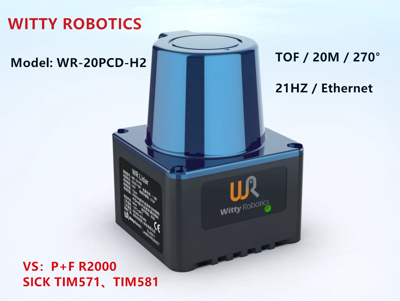 270° 28HZ 15000LUX Lidar sensor scanner TOF outdoor ranging sensor path planning Robot, AGV navigation and obstacle avoidance