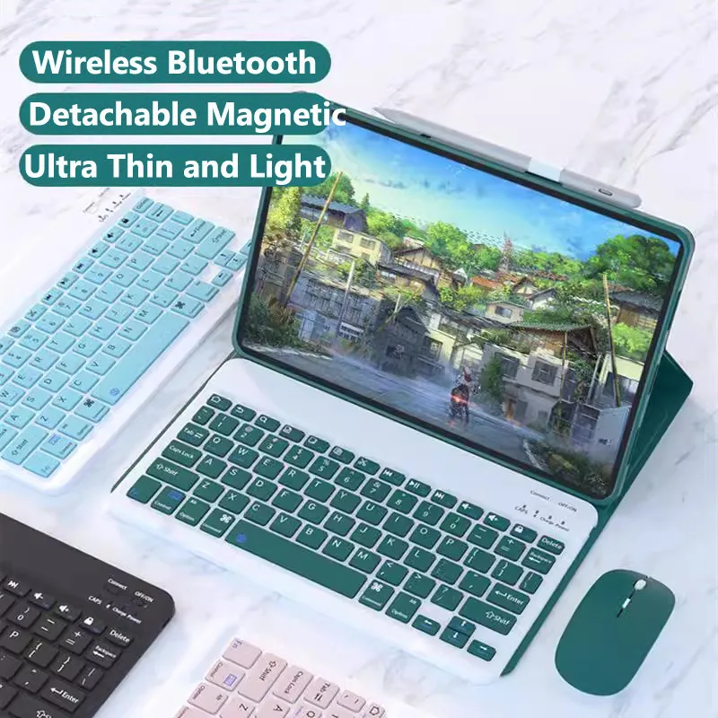 

Magnetic Case for Xiaomi Redmi Pad SE 4G 8.7 2024 SE 11 Inch 10.61 for Xiaomi Pad 5 11 6 Pro 11 Detachable Keyboard Tablet Cover