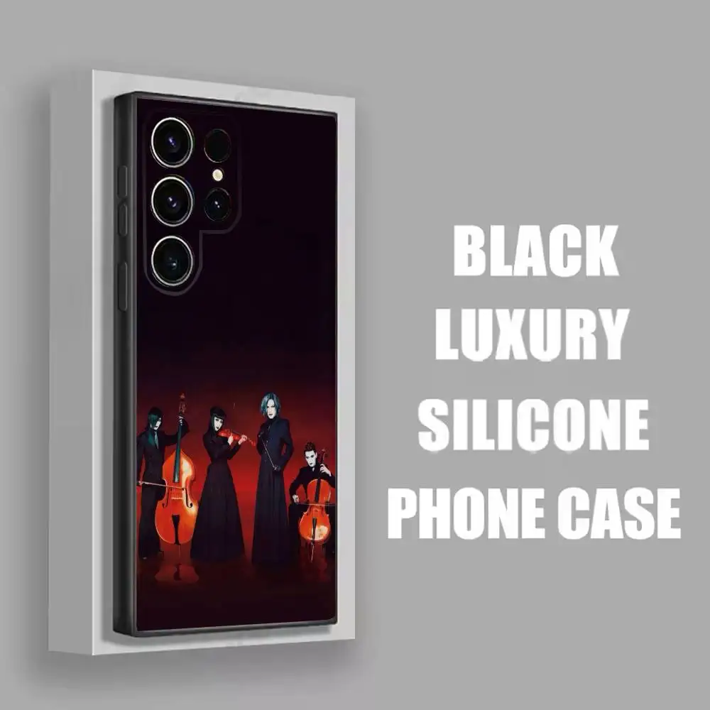 حافظة هاتف Mana Gackt M-Malice M-Mizer لهاتف سامسونج S22، S24، S20، S25، S23، S30، S21، Ultra، Plus، 5G، Fe، Lite غطاء أسود