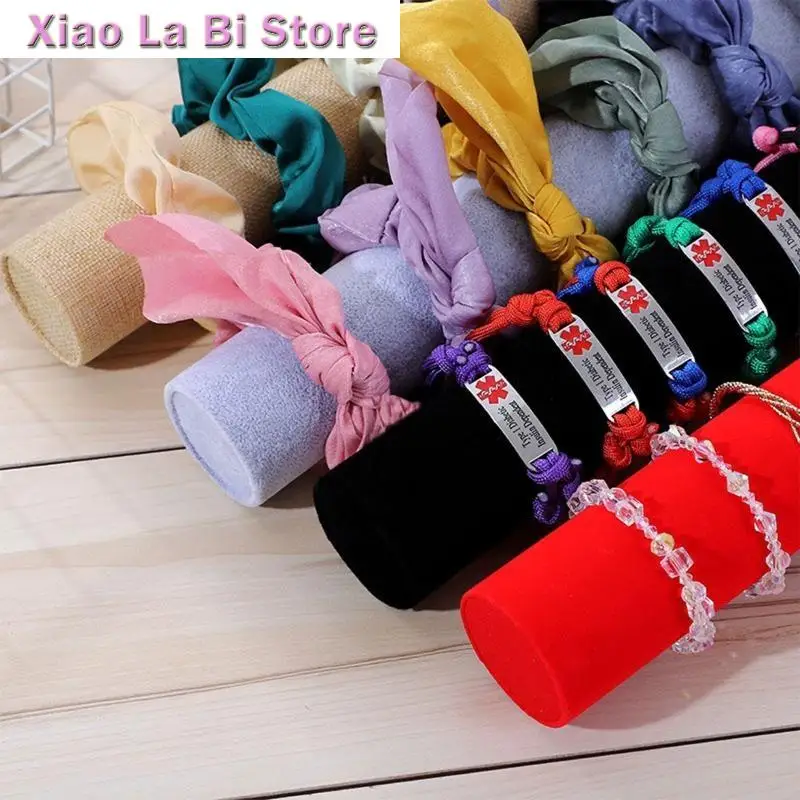 

XXFD Watch Jewelry Display Tower Vertical Jewelry Bracelet Display Stand Holder Scrunchie Hair Band Hold for Women
