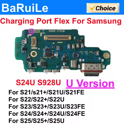 USB Charging Port For Samsung S21 S22 Ultra S23 S24 S25 Plus G998U S901U S908U S928U Charger USB Dock Connector Board Flex Cable