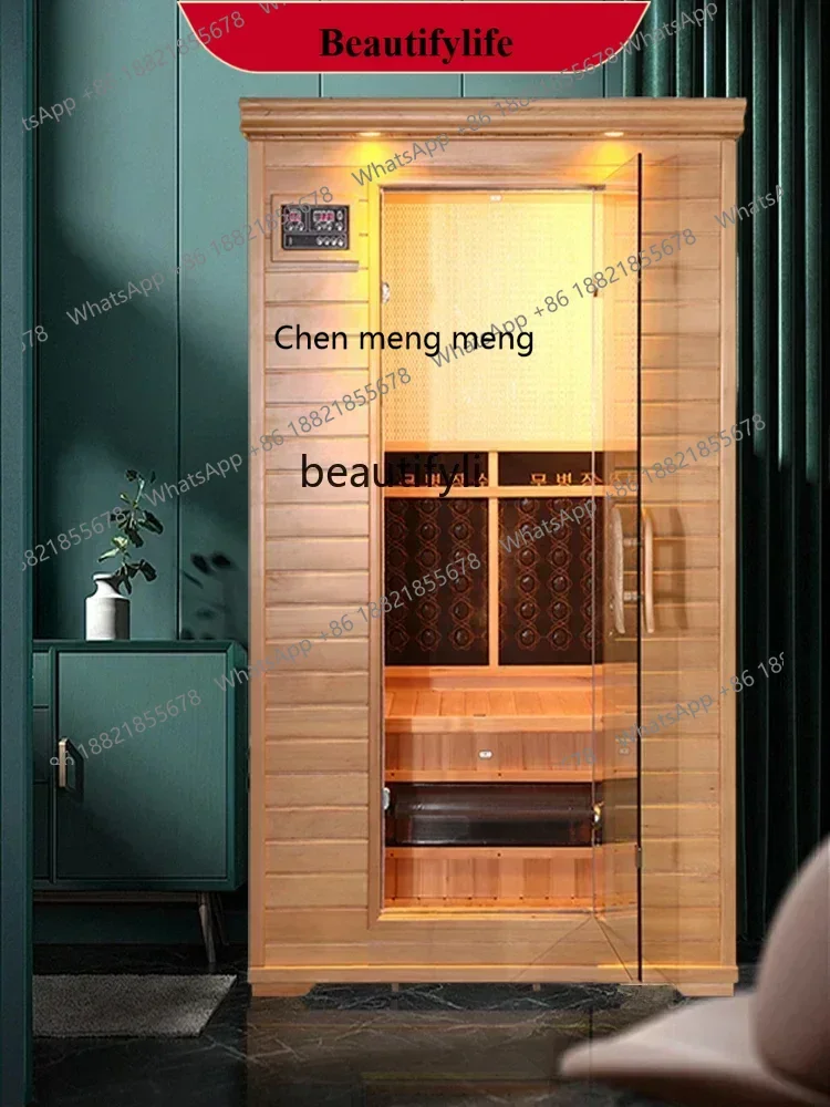 

D178 Y Household Sweat Steaming Room Far Infrared Energy Han Steam Box Tourmaline Sauna Room for Beauty Salon