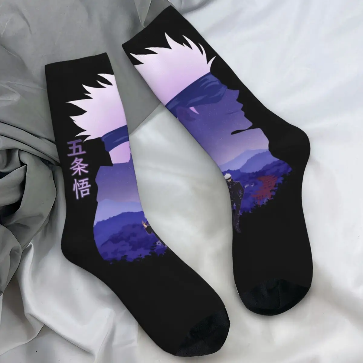 

Satoru Gojo аниме носки японская манга специальный класс учитель модные чулки осенние нескользящие мужские носки дизайн носки для бега