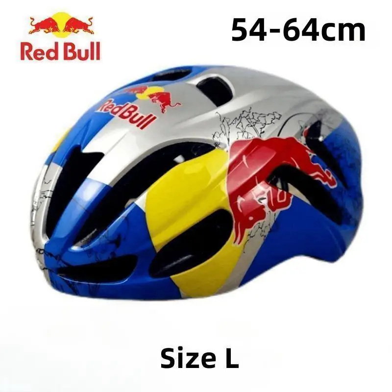 

Red Bull riding hat, bicycle skateboard skating sports protective equipment, breathable bicycle Red Bull helmet