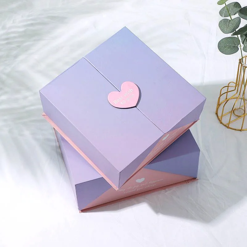 Custom New Birthday Packaging Box Customization Valentine's Day High-end Double-door Box Women's Day