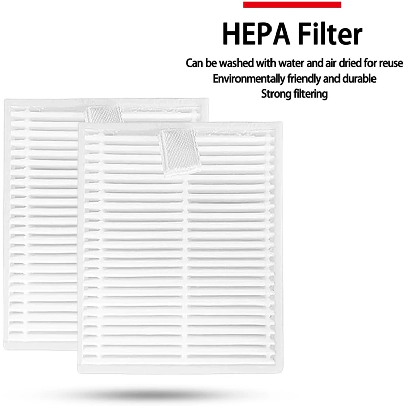 Для робота-пылесоса Xiaomi S20/D106, детали, основная боковая щетка, HEPA-фильтр, швабра, тканевый комплект запасных частей, аксессуары