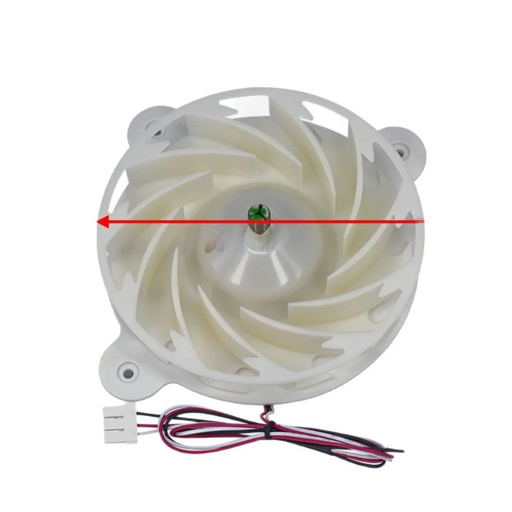 For Fridge Cooling White Cooling Fan Motor Optimal Cooling Performance Fan Refrigerator Part Compact Installation