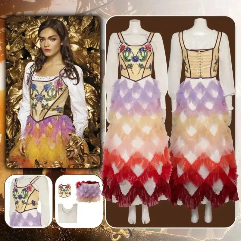 

Lucy Gray Baird Cosplay The Hunger Cos Games Costume Fantasia Disguise Adult Women Tops Dress Outfits Female Halloween Costumes