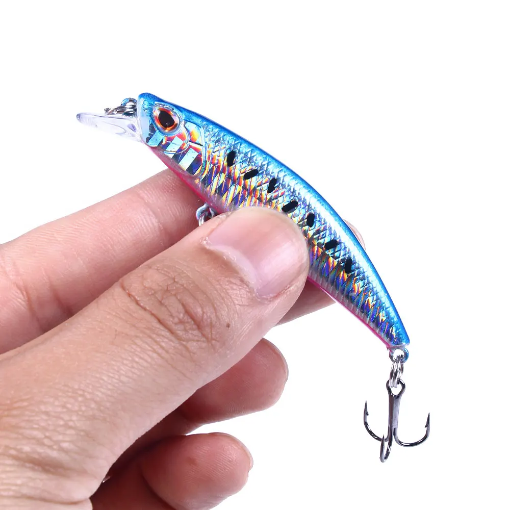 Señuelo Wobbler Minnow hundible 6.8cm – Trucha, lubina y lucio