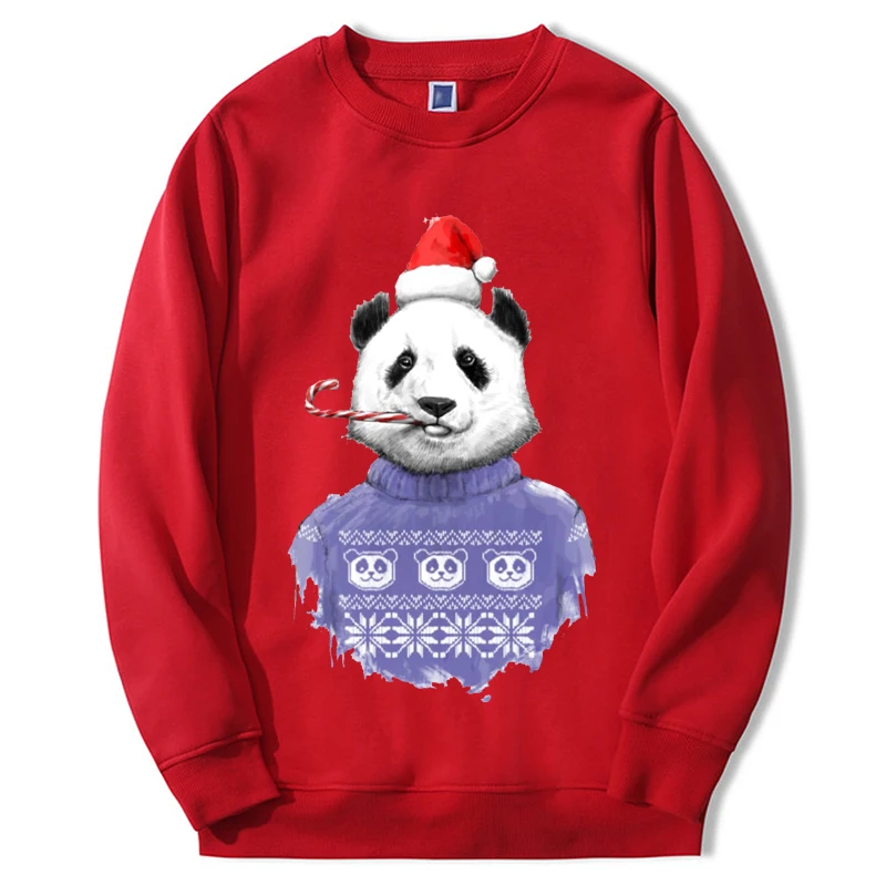 

Christmas Hoodies Cute Santa Panda Oversize Casual Sweatshirts Sportswear Fashion Comfortable Streetwear Hoody Men's Top