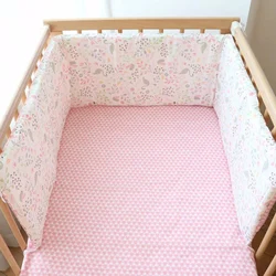 Baby Bed Bumper In The Crib Thick Soft Cot Protection Detachable Cradle Protector Children Room Decoration Allow Custom Size