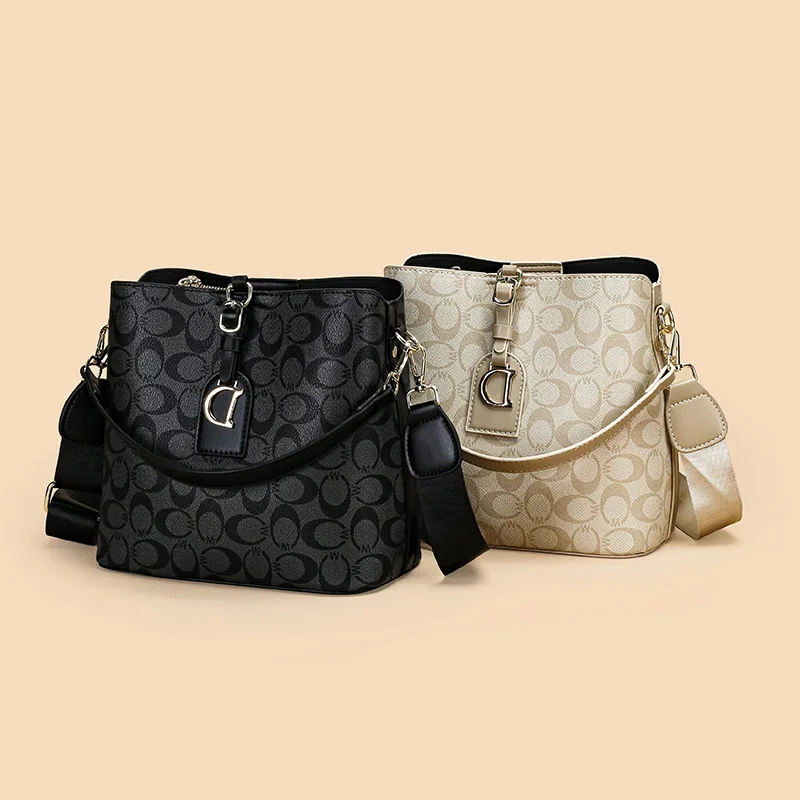 

New Universal Shoulder Bag, Versatile Simple Bucket Bag, Crossbody Handbag for Women, Classic Commuter Bag