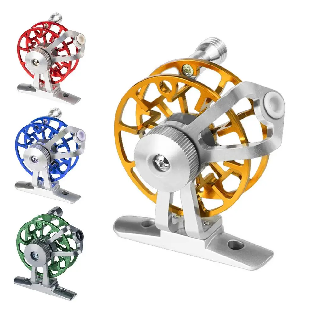 

Mini Ice Fishing Reels High Quality Ultralight Weight Full Metal Winter Fishing Reel Fishing Tackle Gear For Carp Fishing Tackle