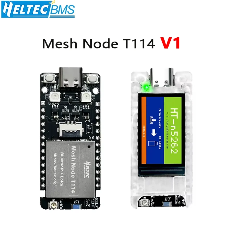 Heltec Mesh Node T114  V1 Meshtastic Tracker nRF52840 SX1262 LoRaWAN LoRa Arduino BLE WiFi Positioning Devboard Low Power