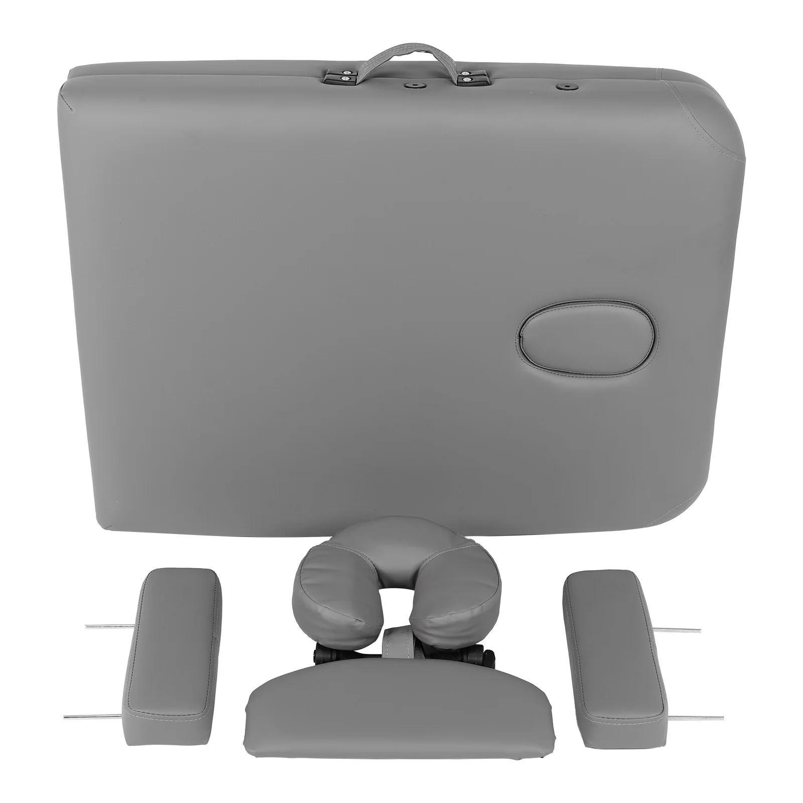 طاولة تدليك محمولة ارتفاع قابل للتعديل طاولة تدليك قابلة للطي مع مسند للرأس قابلة للطي وسرير تجميل لصالونات التجميل #5