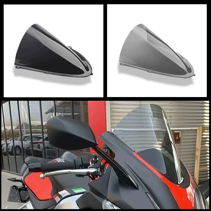 For Aprilia RS660 rs 660 2021 2022 2023 2024 heighten Windshield Covers Motorcycle Windscreen Adjustable Windscreen