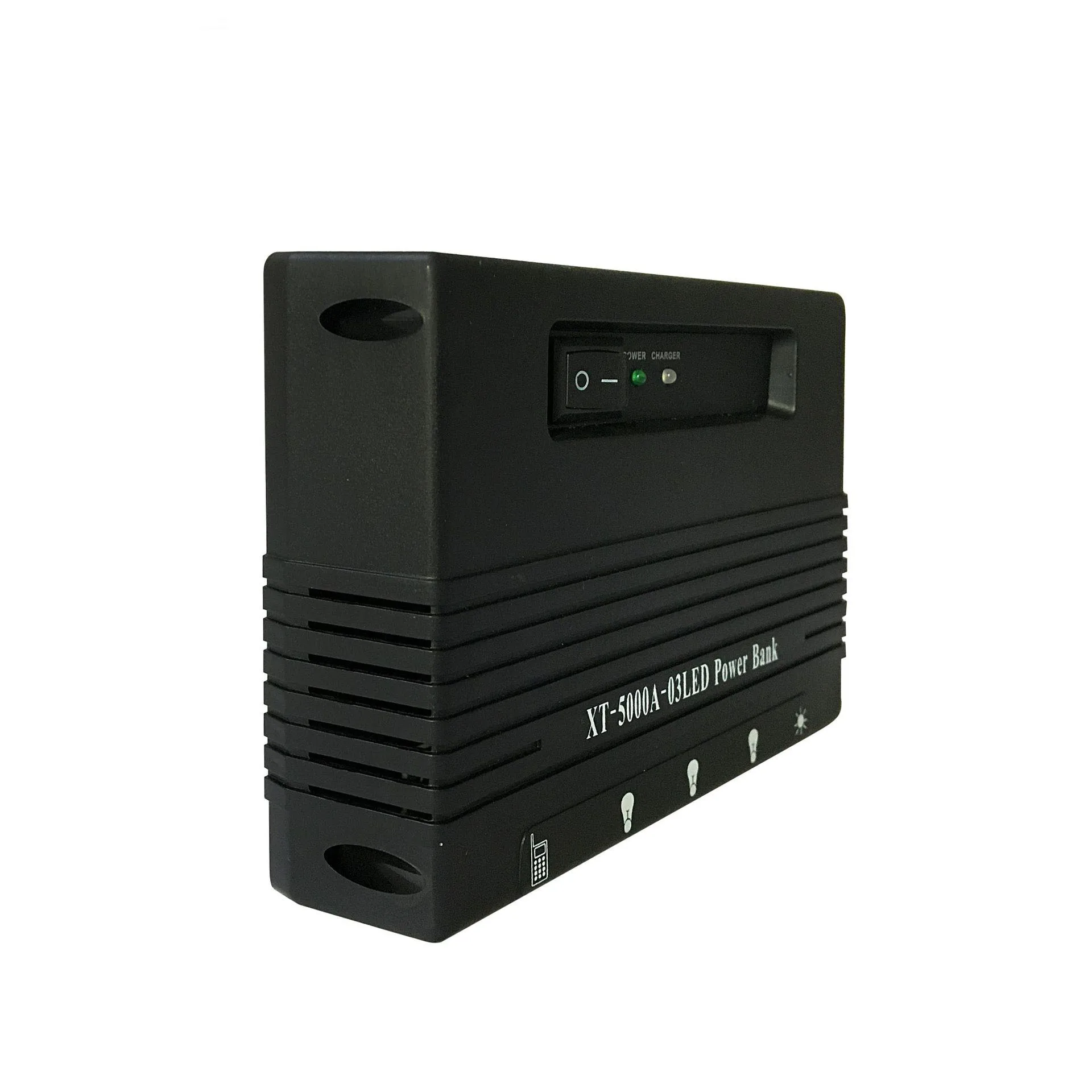 Caricabatterie USB 5V sistema domestico Kit generatore di pannelli solari con 3 lampadine a LED Power Bank per illuminazione interna/esterna