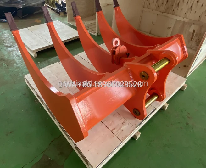 China Fabrieksprijs Zware graafmachine Wortelhark Graafmachinehulpstukken Borstelharken voor graafmachine van 3-45 ton