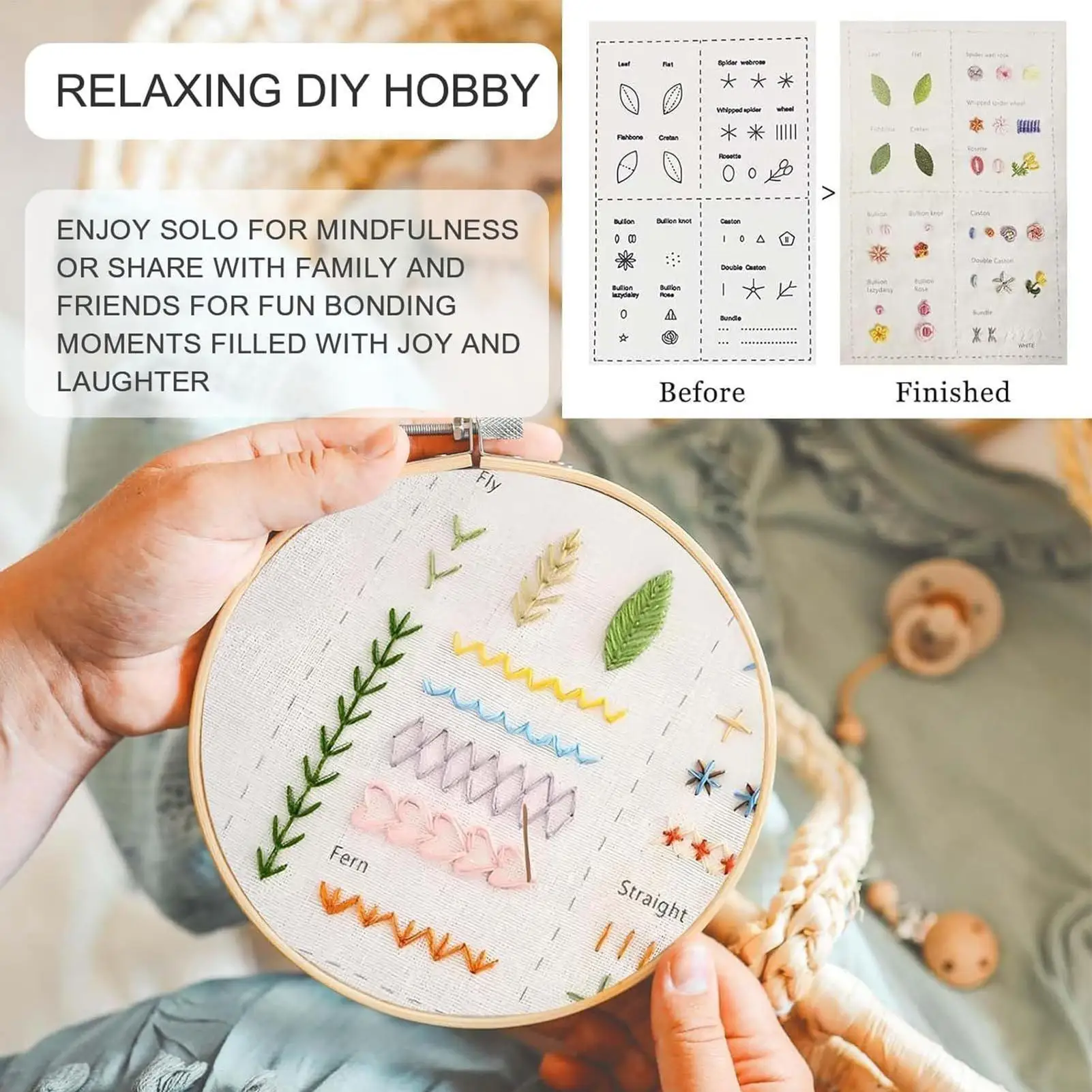 غرز التطريز كتاب DIY بها بنفسك كتاب الخياطة غرز الكتب دليل إبرة التطريز مع 143 غرزة دليل الخياطة للمبتدئين