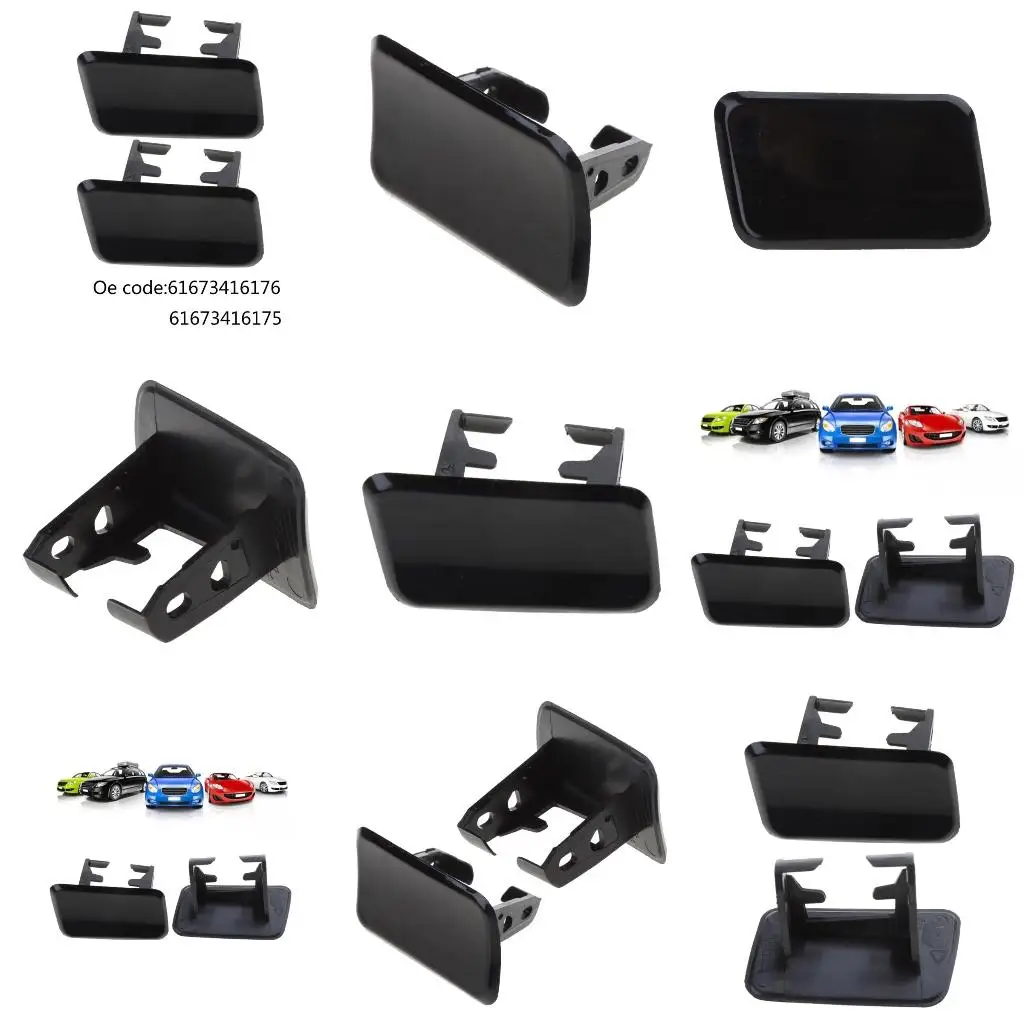 Car Accessories Left Right Side Headlight Washer Nozzle Cover Caps for X3 E83