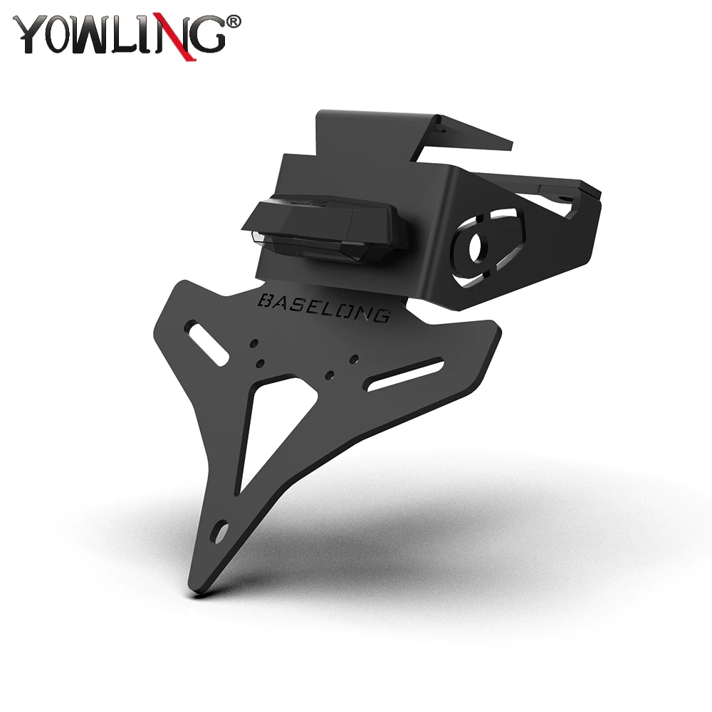 

For KAWASAKI Z H2 /SE 2020-2024 2025-2026 Motorcycle License Holder LED Light Fender Eliminator Tail Number Plate Bracket ZH2