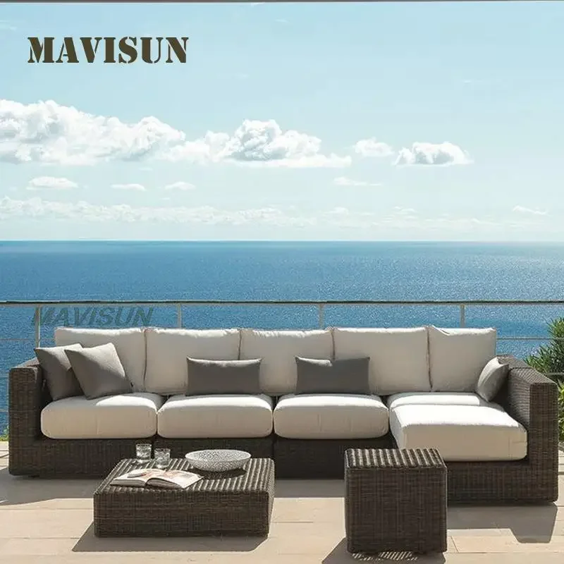 

Latest Modern Couch For Three People Single Sofa With Coffee Table Patio Lounge Chairs Courtyard Garden Furniture Combination